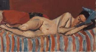 Paul Basilius Barth - Schlafender Akt