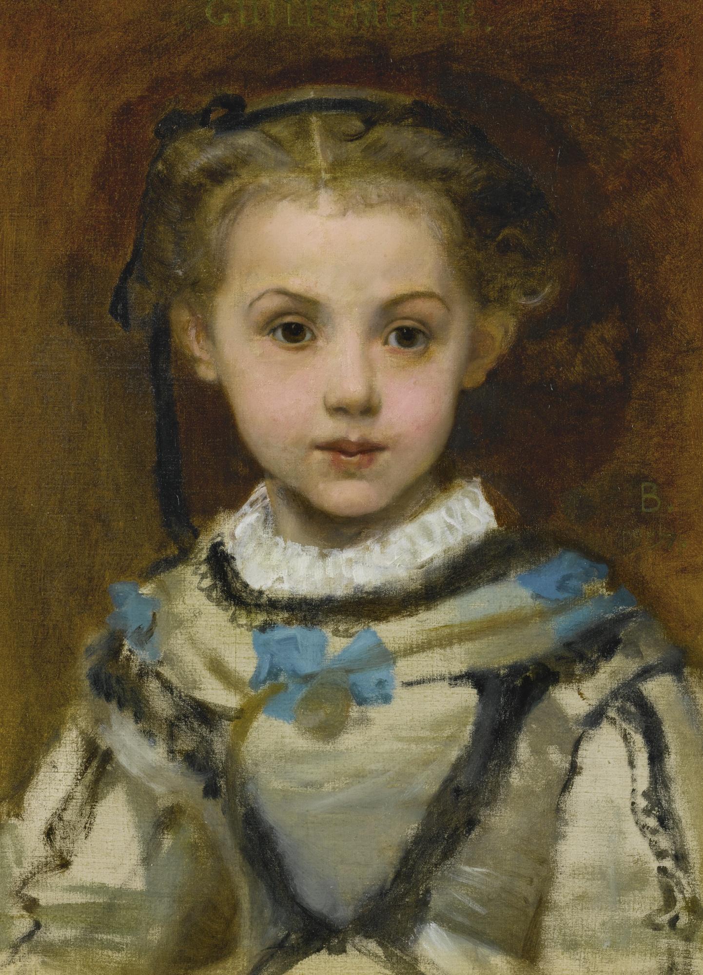 Paul Baudry - French portrait Of Guillemette De Lareinty