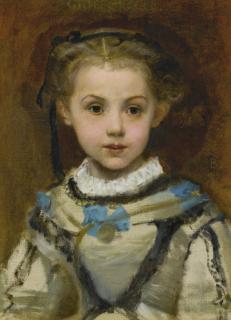 Paul Baudry - French portrait Of Guillemette De Lareinty