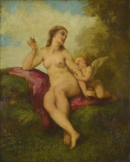 Paul Baudry - French Venus And Cupid 