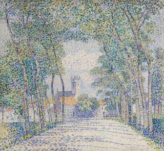 Paul Baum - A view of the old town hall Sluis, Zeeland