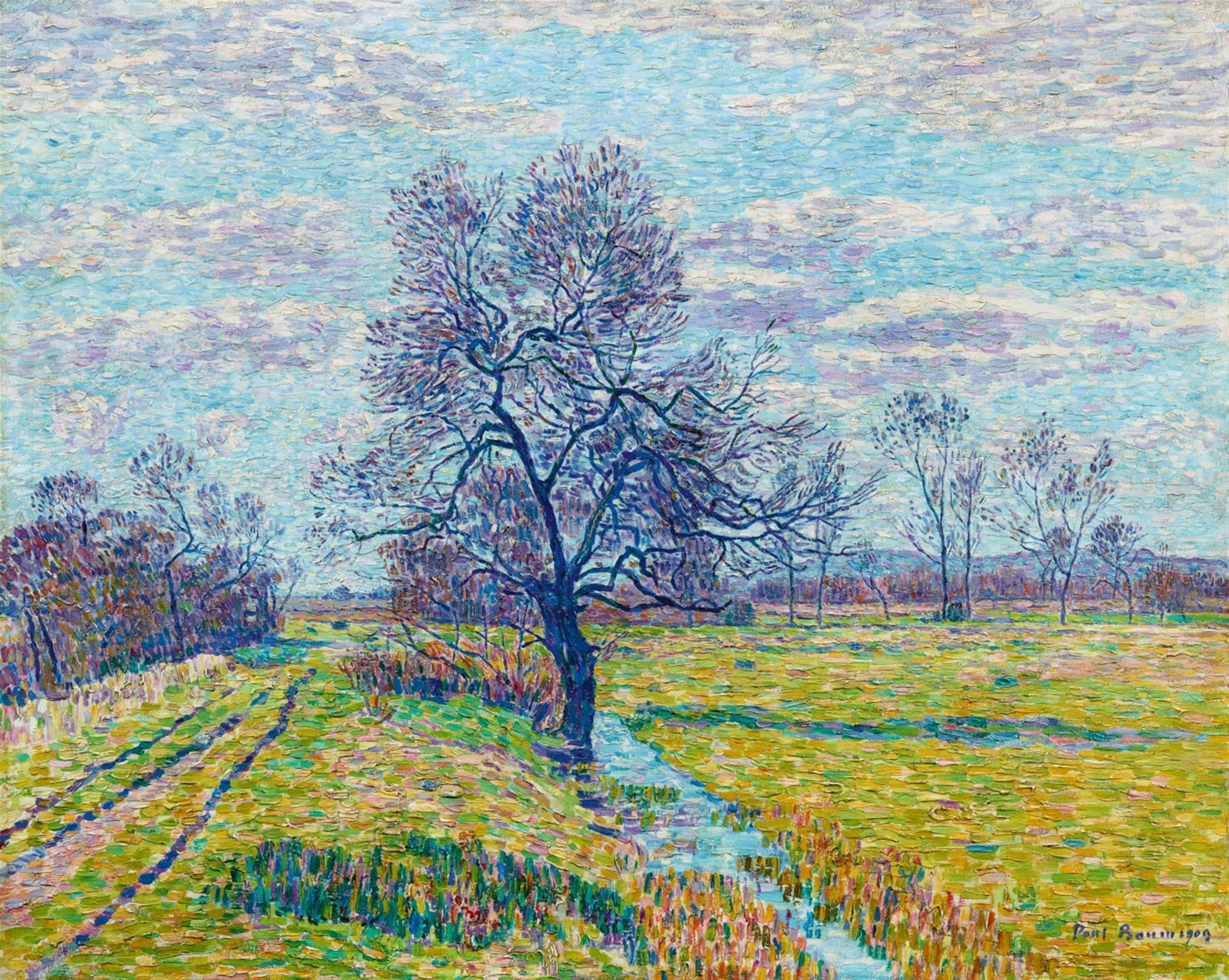 Paul Baum - Frühlingslandschaft bei Hyères