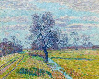 Paul Baum - Frühlingslandschaft bei Hyères