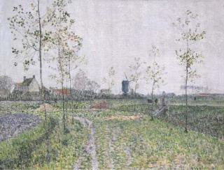 Paul Baum - Herbstlandschaft bei Knokke