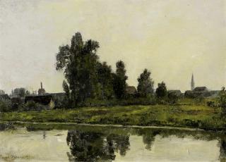 Paul Baum - Landschaft bei Gent