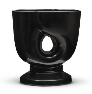 Paul Bonifas - Black Ceramic Double-Vase