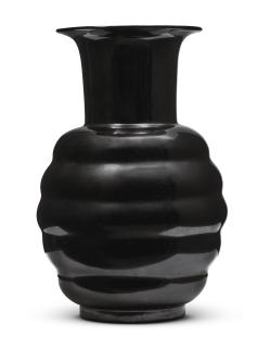 Paul Bonifas - Black Ringed Ceramic Vase