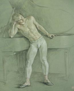 Paul Cadmus - Dancer At Piano