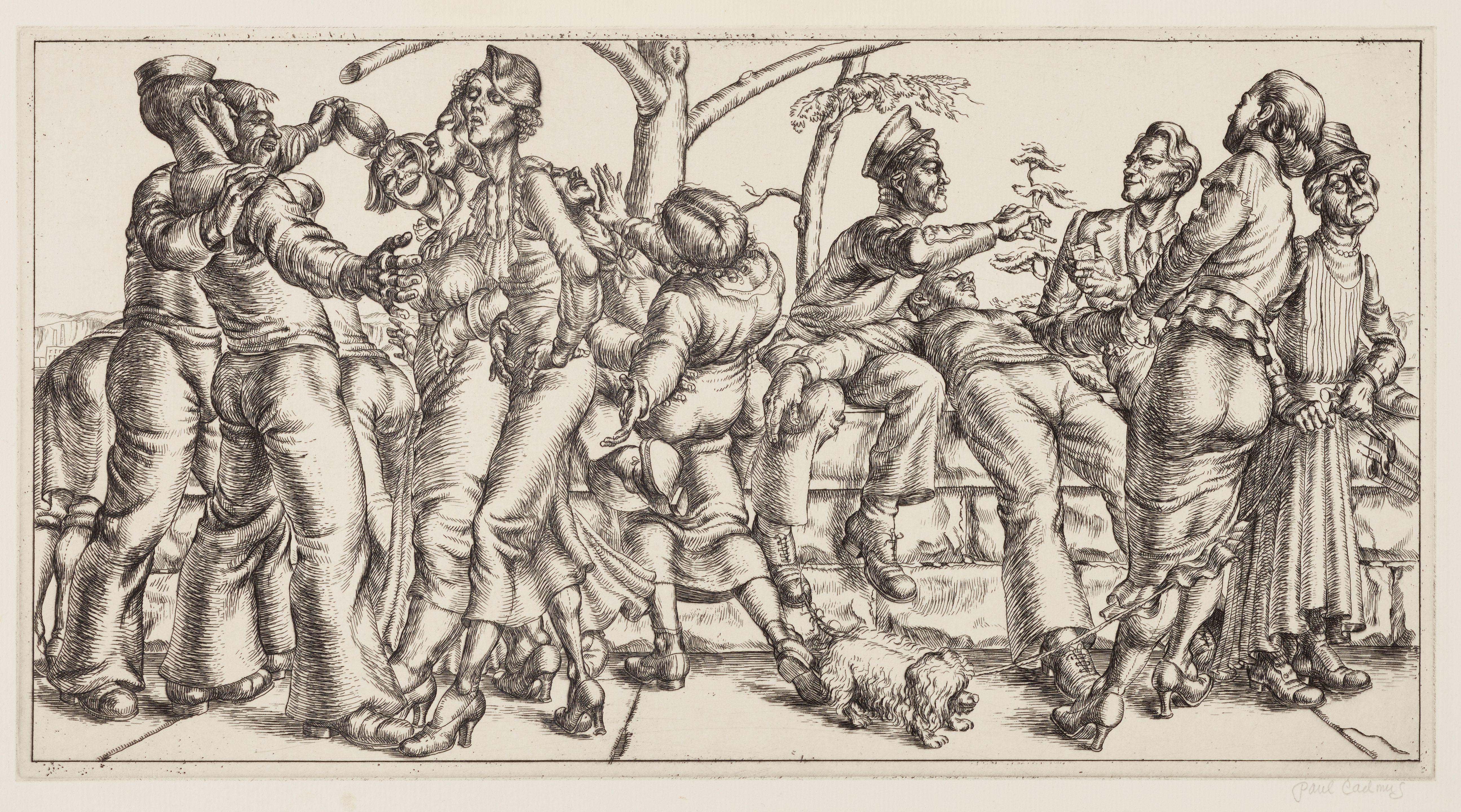 Paul Cadmus - The Fleet\'s In!