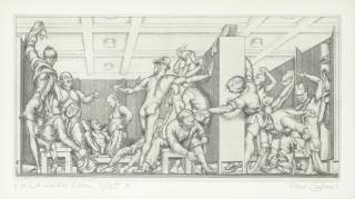 Paul Cadmus - YMCA Locker Room (Johnson 80)