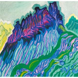 Paul Camenisch - Berglandschaft - Recto Mountain Landscape - Recto Portrait Marie-Eve - Verso Portrait Of Marie-Eve - Verso