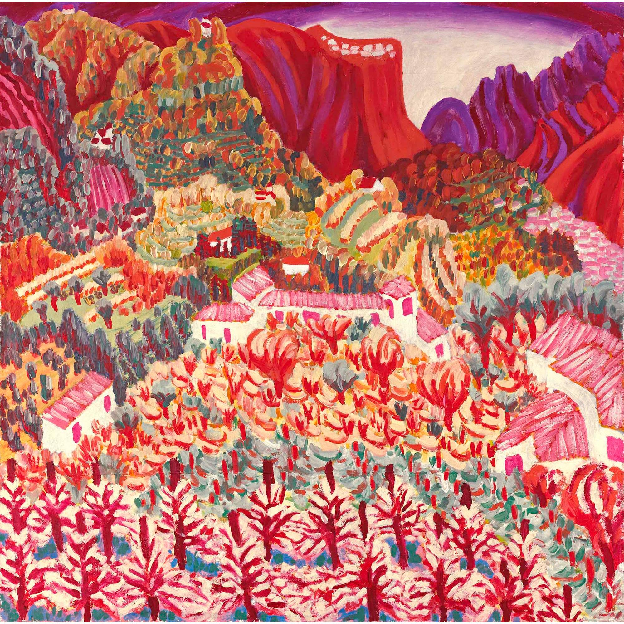 Paul Camenisch - Herbstlandschaft Im Mendrisiotto Autumn Landscape In Mendrisiotto