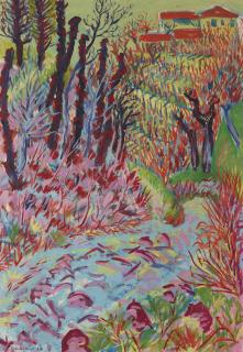 Paul Camenisch - Mendrisiotto, 1926 / verso: Selbstportrait, 1926