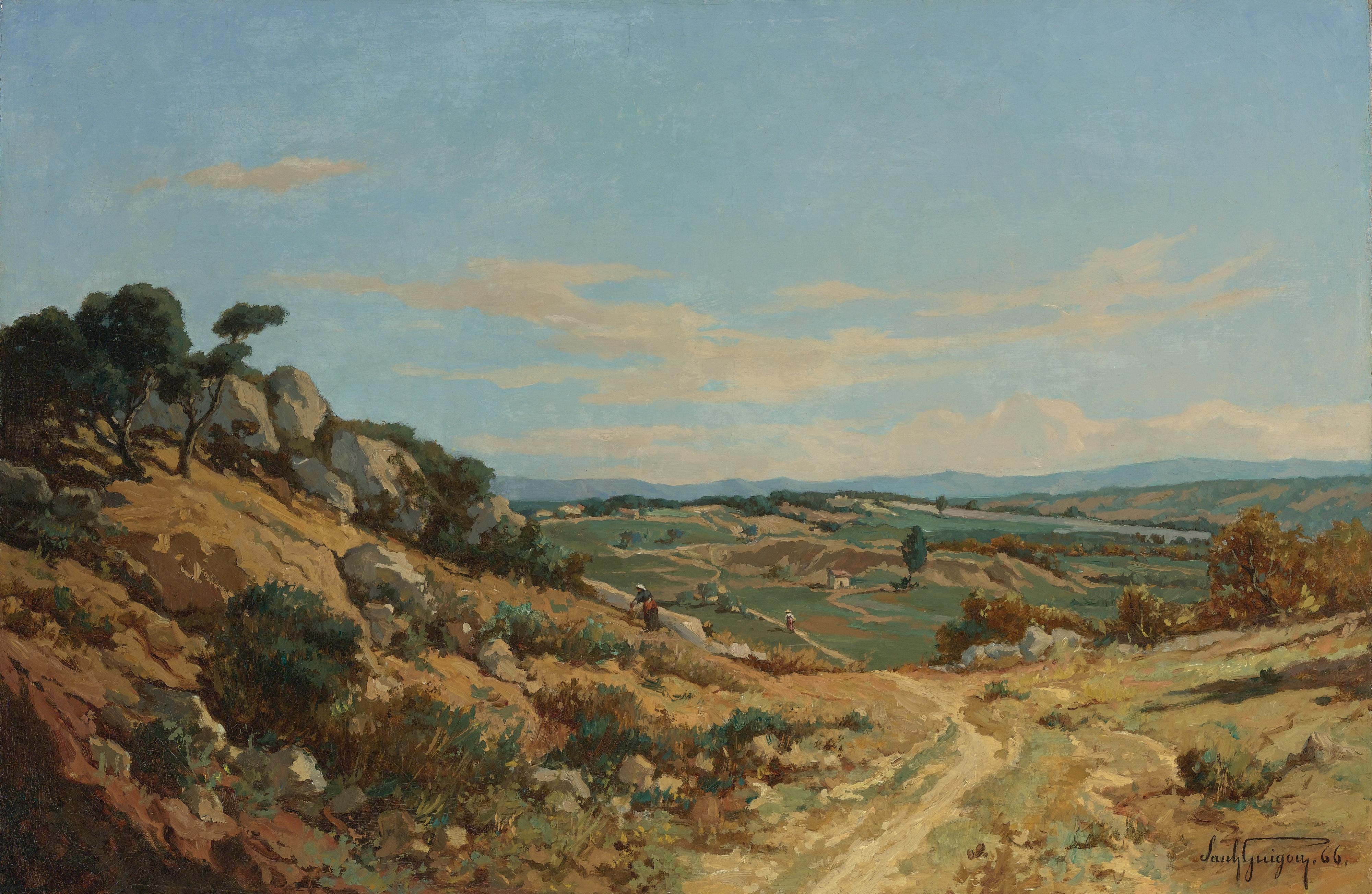 Paul Camille Guigou - French collines De Lubéron