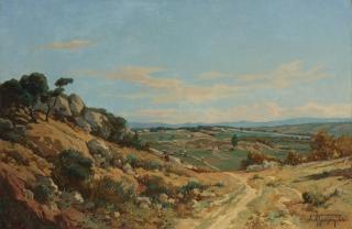 Paul Camille Guigou - French collines De Lubéron