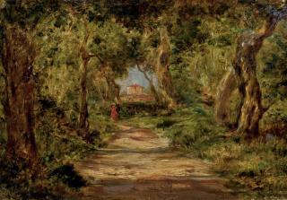 Paul Camille Guigou - Paysage en Provence