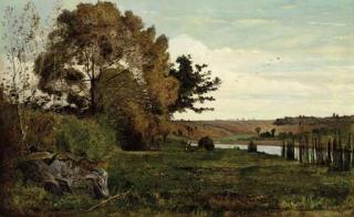 Paul Camille Guigou - Une matinée d\'automne à Cernay