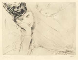 Paul César Helleu - Femme