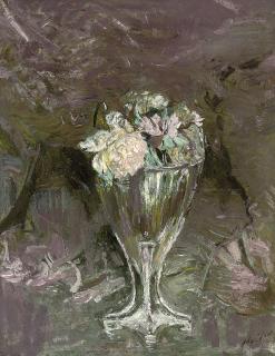 Paul Cesar Helleu - Fleurs dans un vase