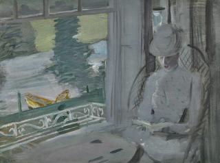 Paul César Helleu - Frenchmadame Helleu À Fladbury Chez John Singer Sargent