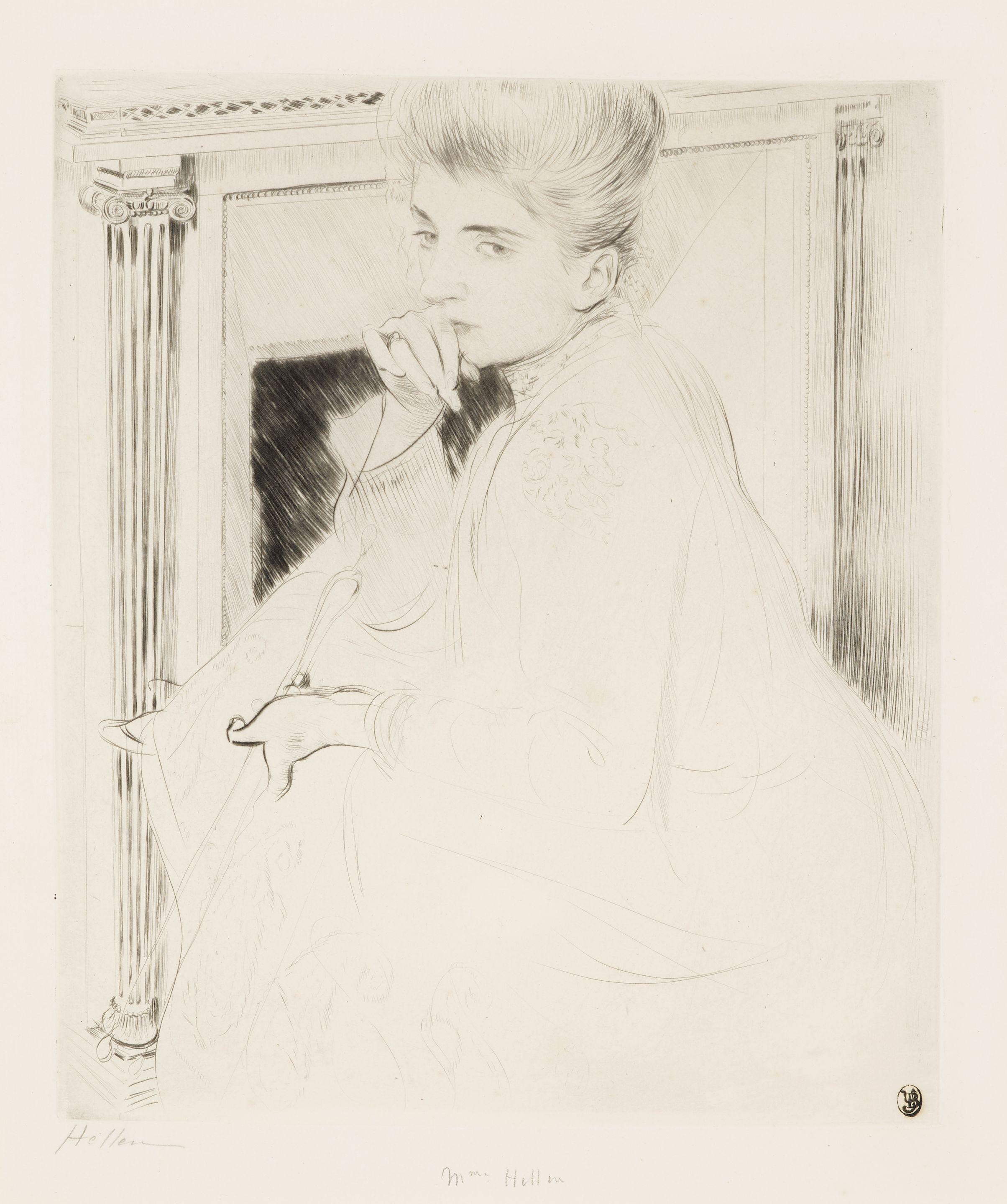 Paul César Helleu - Les Badines (Madame Helleu)