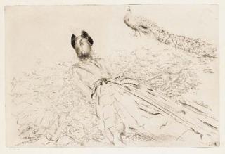 Paul César Helleu - Les Paons (M. LXIII)