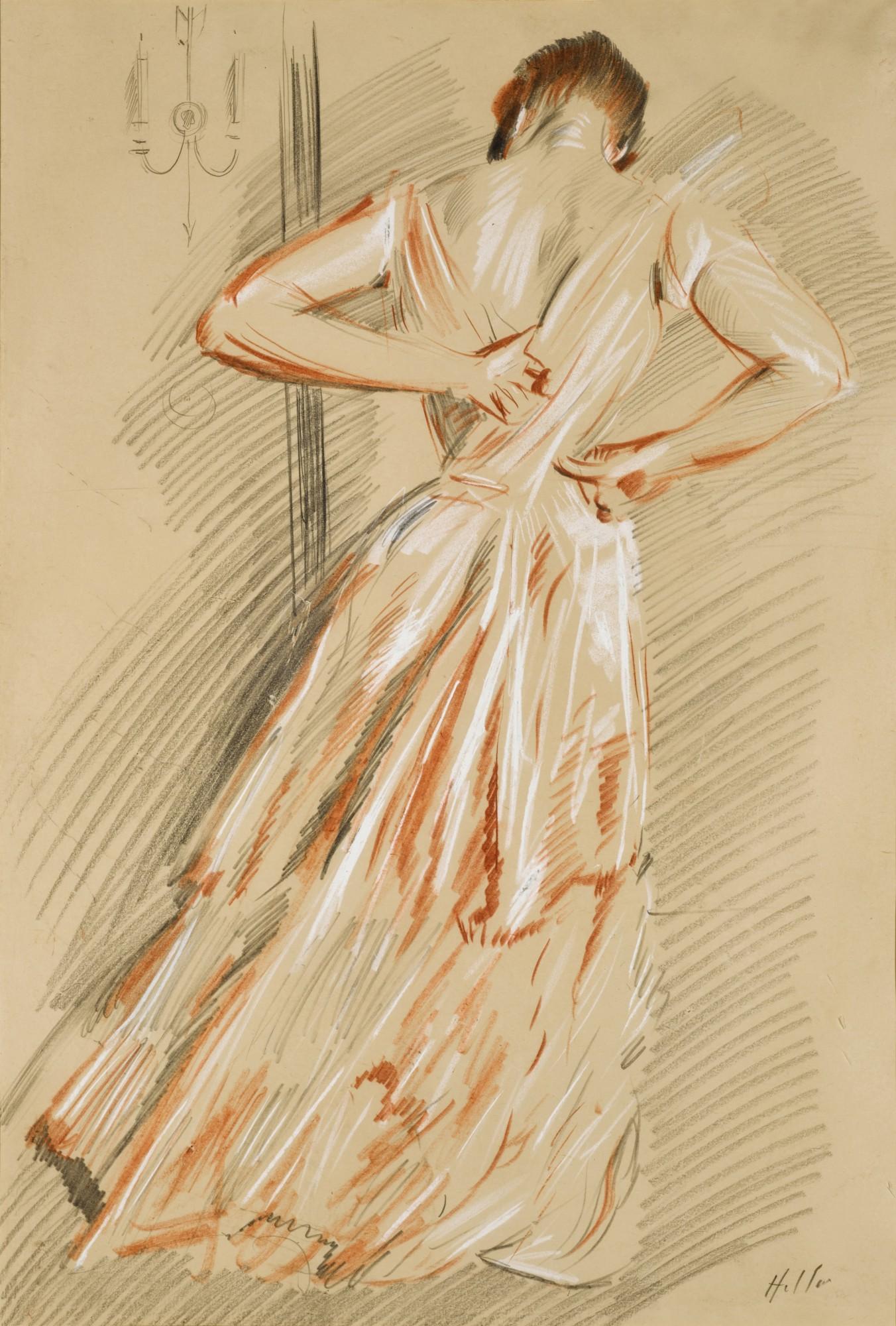 Paul César Helleu - Madame Helleu Dressing