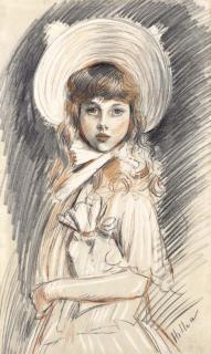 Paul-Cesar Helleu - Mademoiselle Dauriac