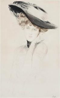 Paul Cesar Helleu - Miss Chancey (Montesquiou XI)