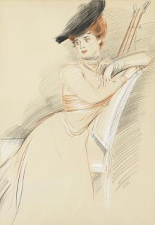 Paul-César Helleu - Miss Taylor seated