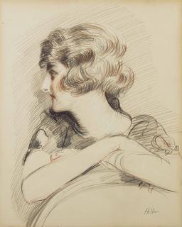 Paul César Helleu - Portrait de Lucy Hessel