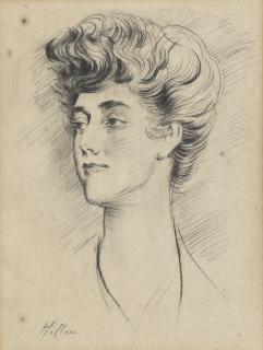Paul-César Helleu - Portrait of Constance Herbert, second Marchioness of Ripon