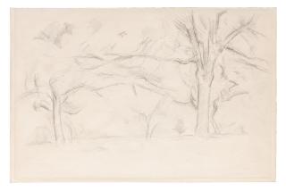Paul Cézanne - Arbres Au Jas De Bouffan