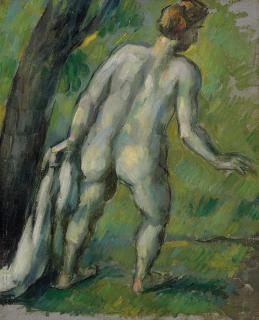Paul Cezanne - Baigneur, vu de dos