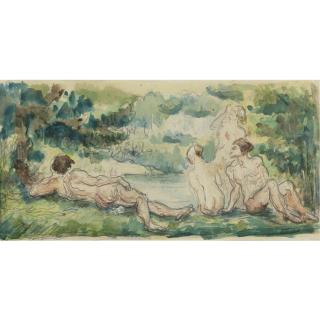 Paul Cézanne - Baigneurs Et Baigneuses