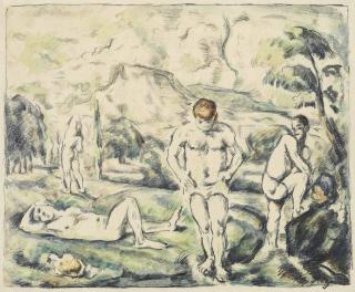 Paul Cézanne - Baigneurs
