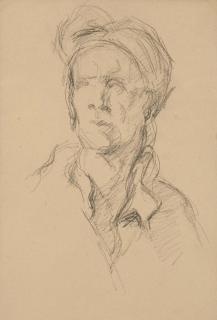 Paul Cézanne - Buste de Nicolas Coustou, par Guillaume Coustou (d\'après le marbre du Louvre)