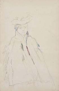 Paul Cézanne - Femme à la mante