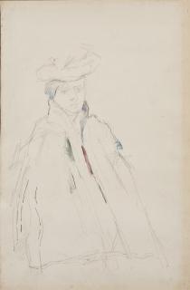 Paul Cézanne - Femme à la mante