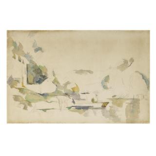 Paul Cézanne - La Barque - Le Lac D\'Annecy