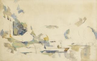 Paul Cézanne - La Barque, Le Lac D\'Annecy