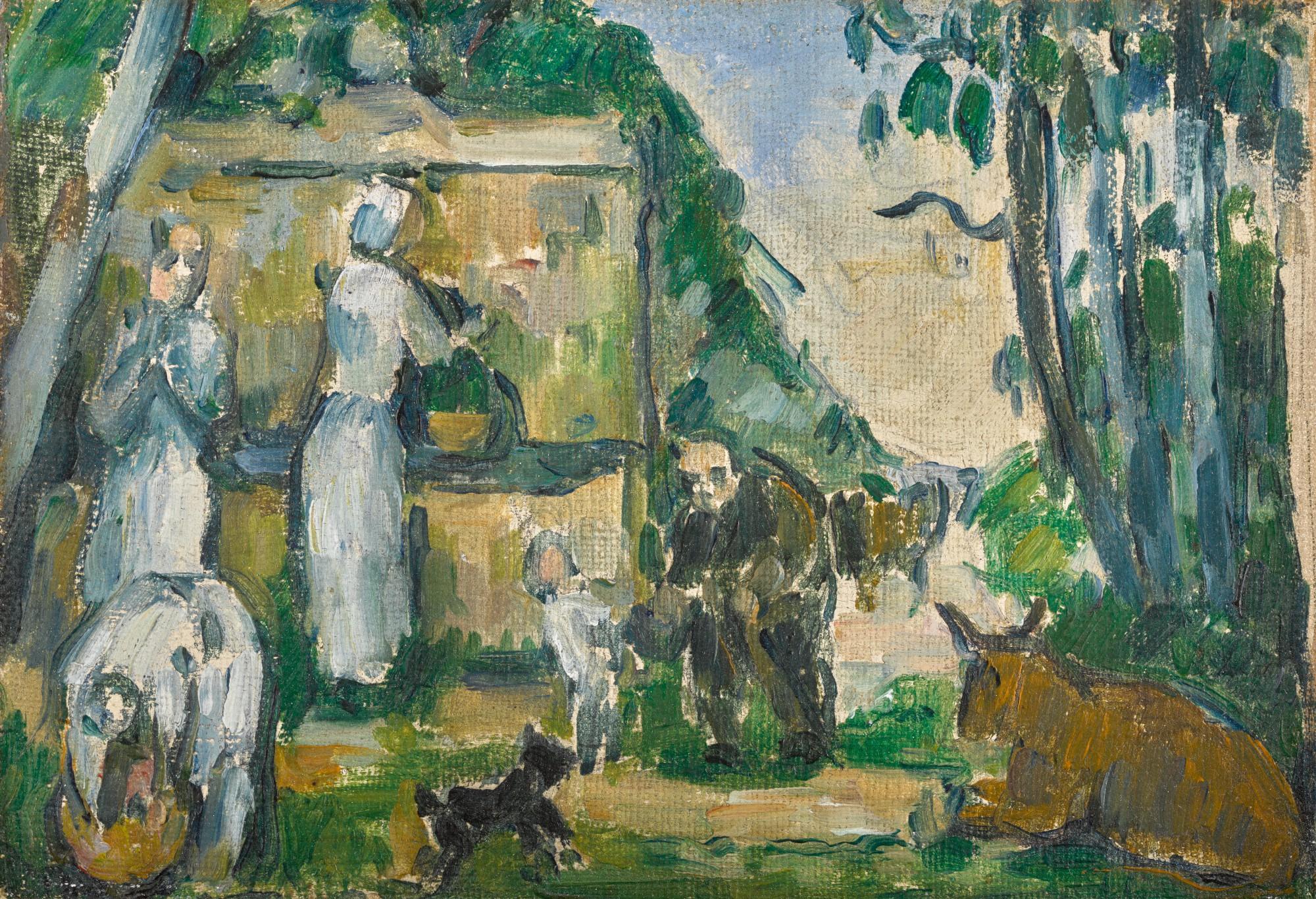 Paul Cézanne - La Fontaine