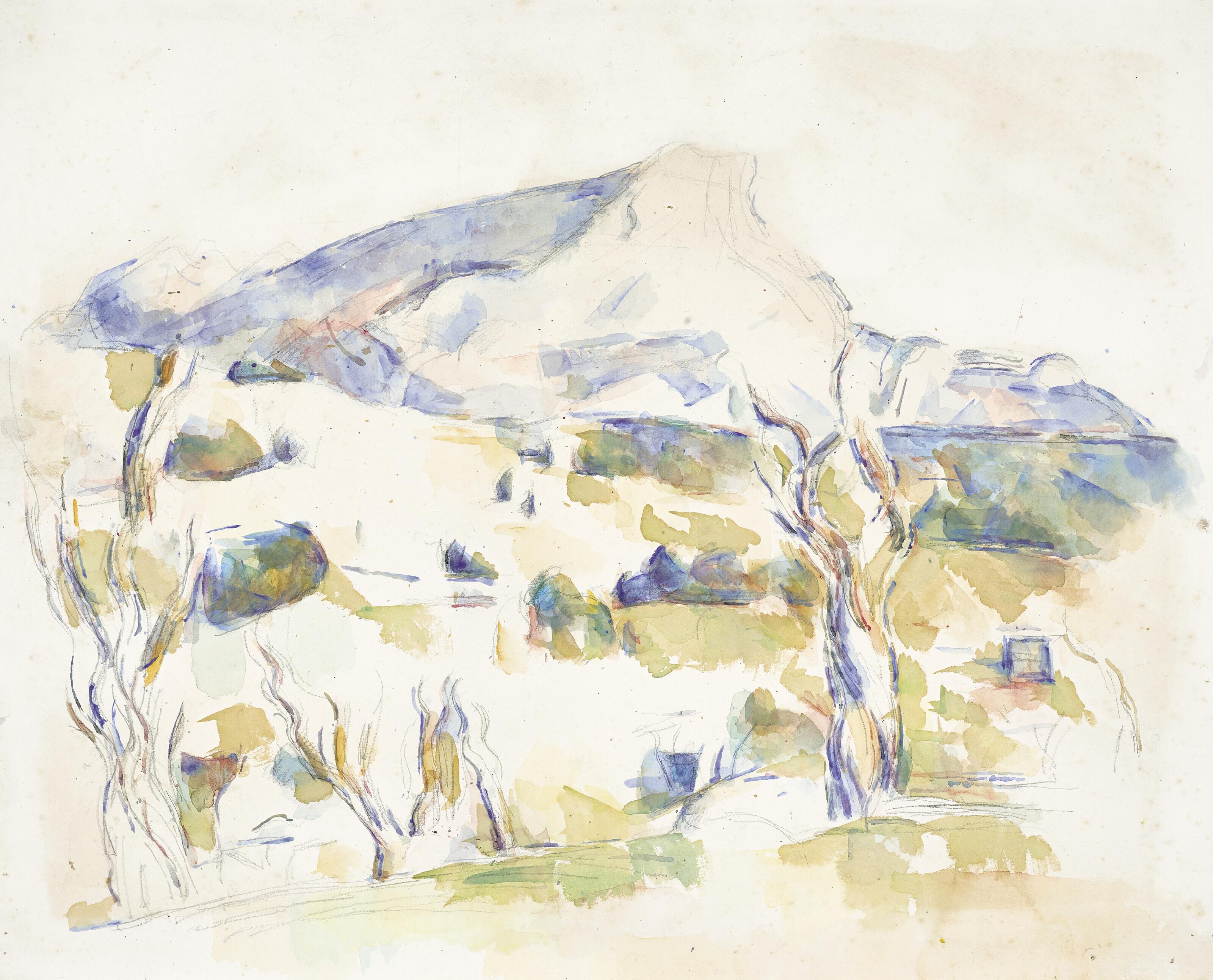 Paul Cézanne - La Montagne Sainte-Victoire vue des Lauves