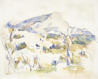 Paul Cézanne - La Montagne Sainte-Victoire vue des Lauves