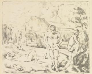 Paul Cézanne - Large Bathers (Venturi 1157; Druick 1)