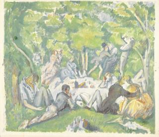 Paul Cézanne - Le déjeuner sur l\'herbe