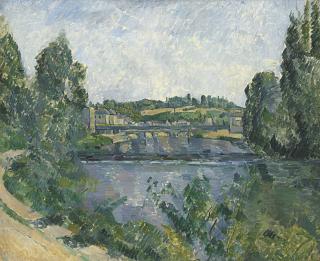 Paul Cezanne - Le pont et le barrage à Pontoise