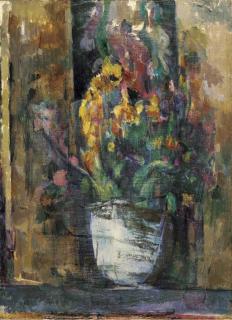Paul Cézanne - Le vase de fleurs