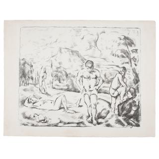 Paul Cézanne - Les Baigneurs (Grande planche)