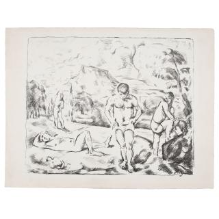 Paul Cézanne - Les Baigneurs (Grande planche)